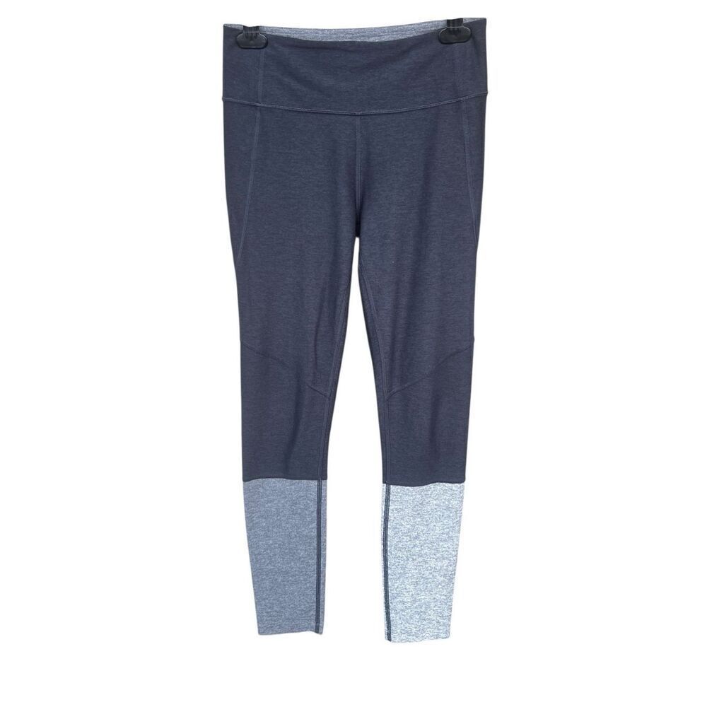 Outdoor voices Small black gray compression leggings workout gym running pants